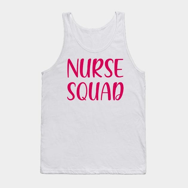 Nurse Squad Tank Top by colorsplash